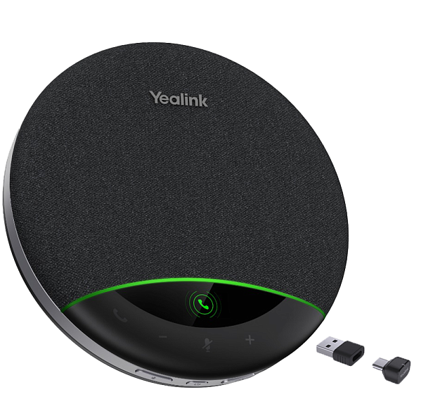 Yealink SP96 with Dongle UC USB-C/A, спикерфон (USB, Bluetooth, Экран, встроенная батарея, 6 встроенных микрофонов)
